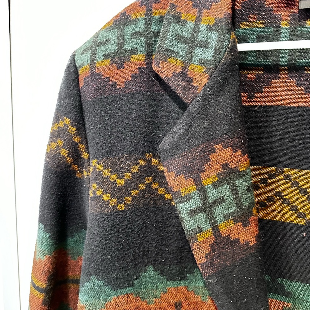 Vintage Basic Edition Wool Southwestern Blazer - image 3